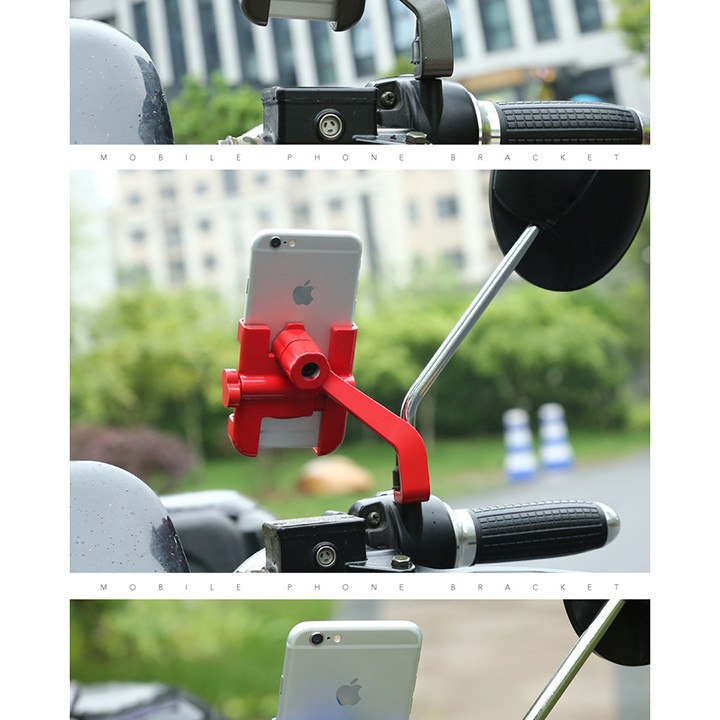 KẸP ĐT C2 HỢP KIM GẮN XE MÁY ( KHÔNG LỤC GIÁC )