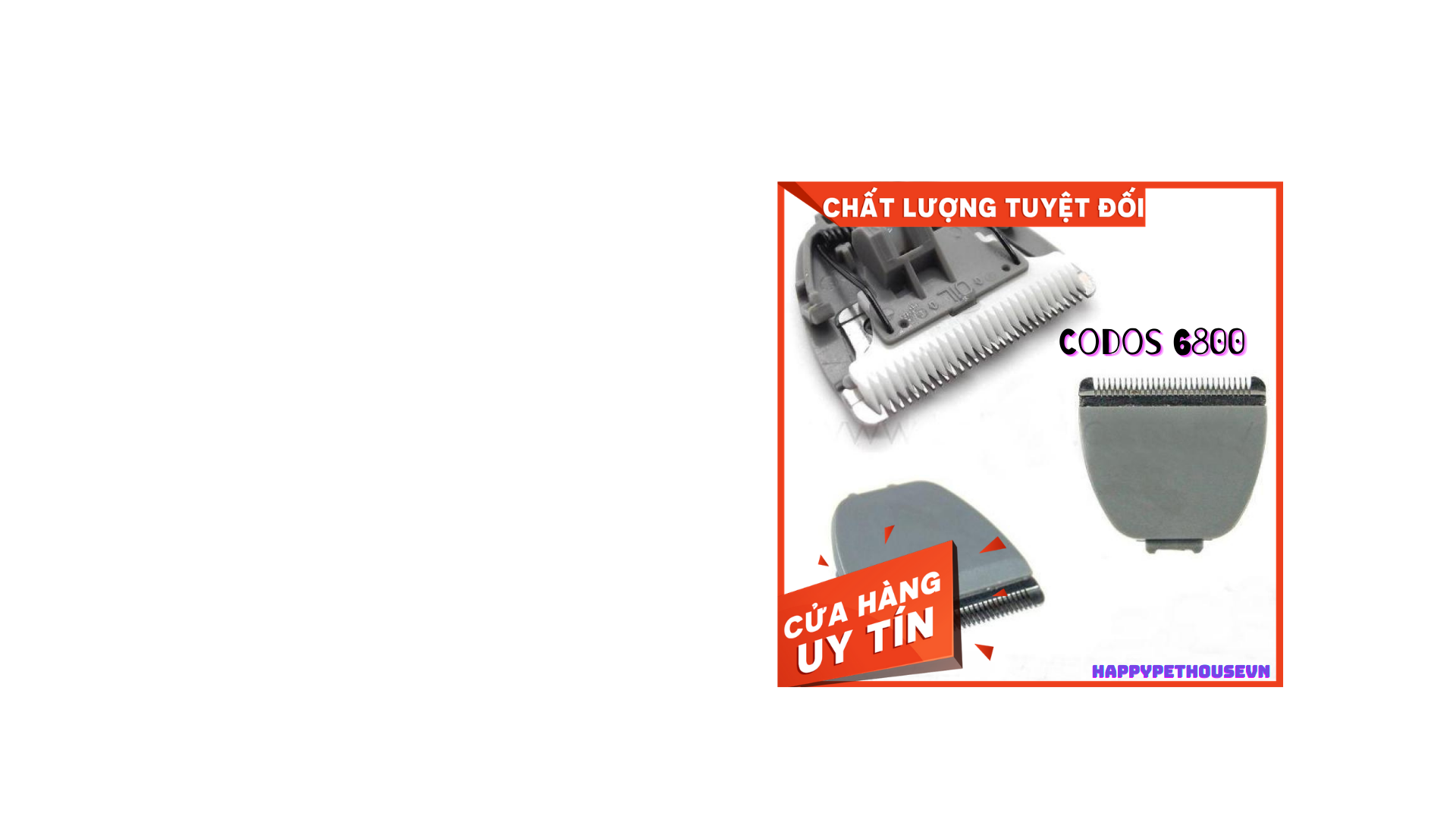 Tông đơ cạ.o lông cao cấp cho thú cưng chó mèo Codos CP6800