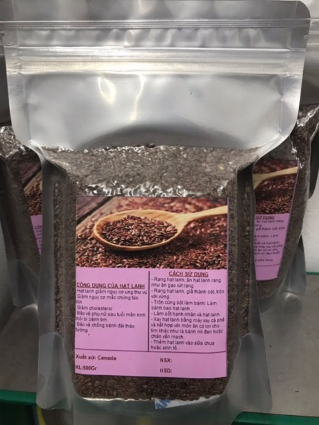 Hạt Lanh Canada 500g