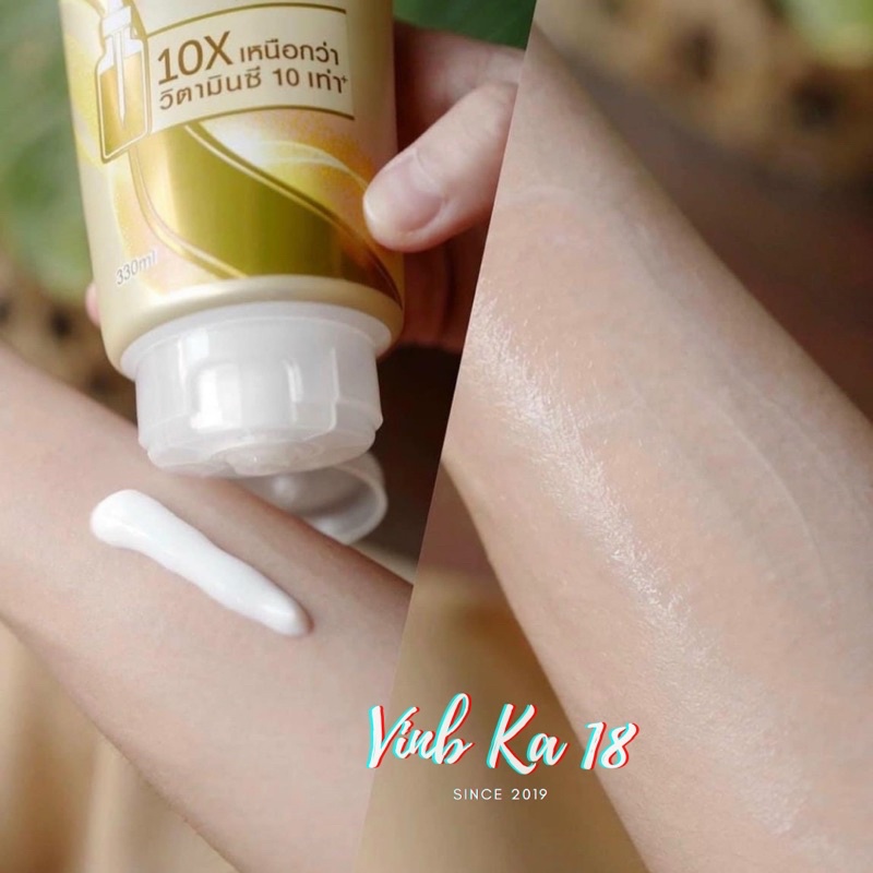 [AUTHENTIC] Vaseline Dưỡng Trắng Da 10X Serum Gluta-Hya Thái Lan 330ml
