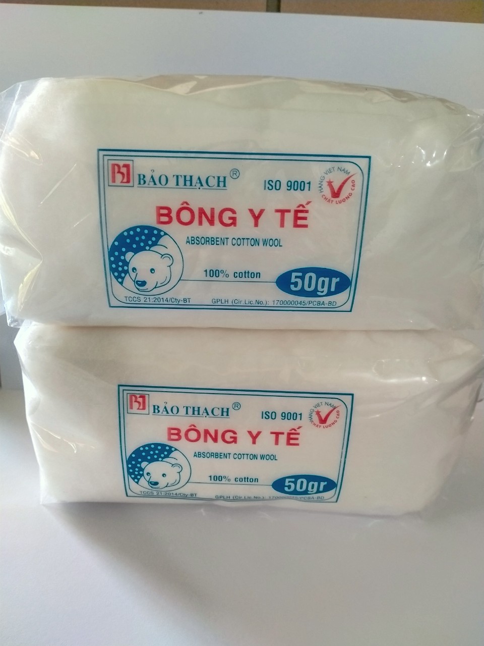 BÔNG Y TẾ BẢO THẠCH GÓI 50 G