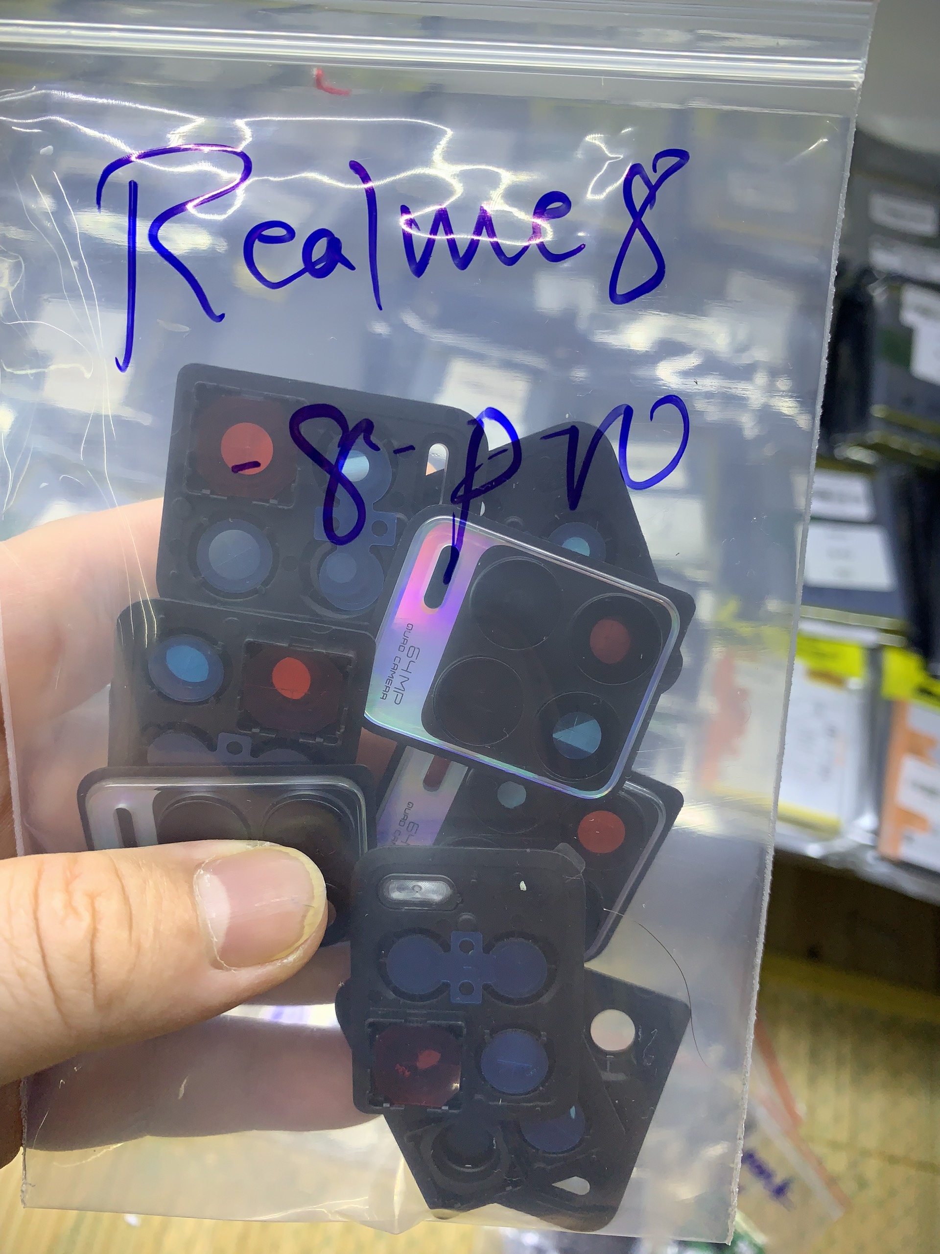 Cụm kính camera realme 8 / Realme 8 pro
