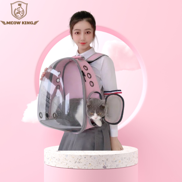 Balo Chó Mèo Phi Hành Gia Trong Suốt