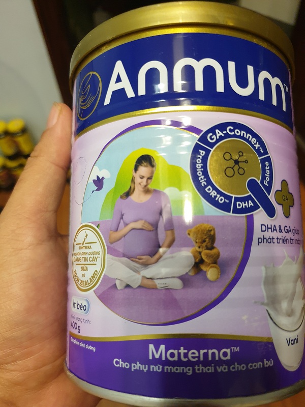 Sữa Bột Dành Cho Mẹ Bầu Anmum Materna Hương vani 400g