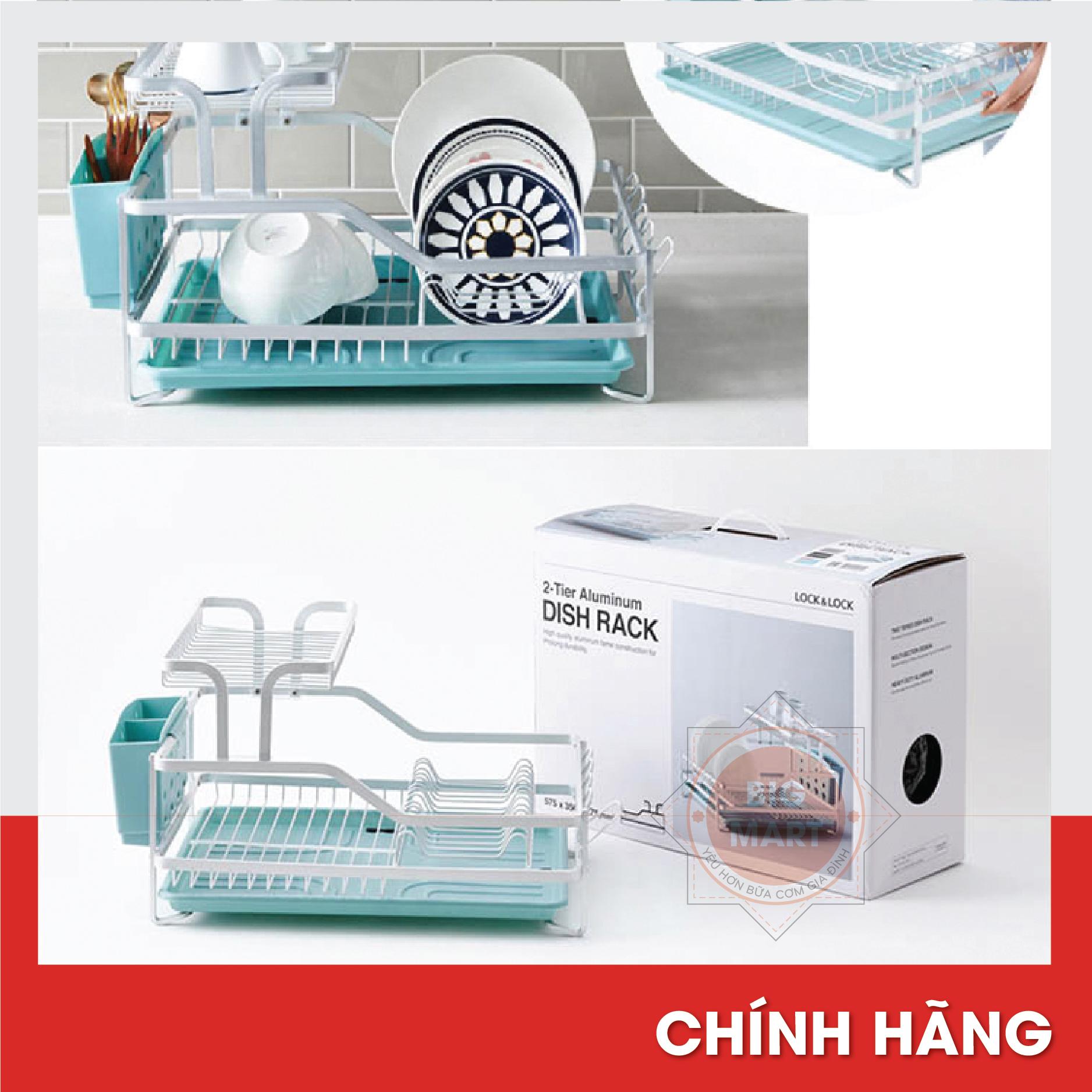[LOCK&LOCK] KỆ BÁT ĐĨA 2 TẦNG LOCK&LOCK LDR204