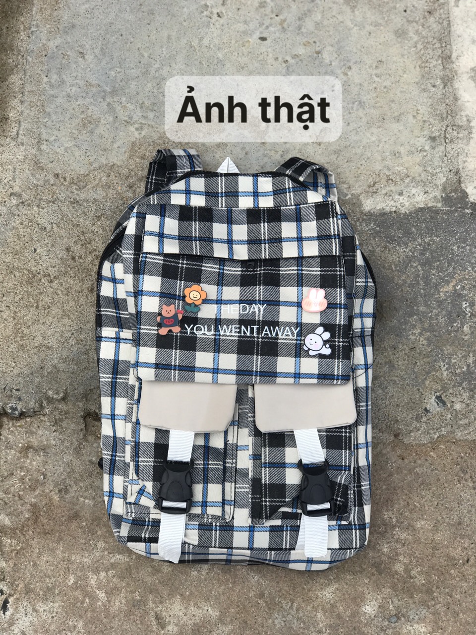 BALO CARO THE DAY VẢI KAKI (không kèm sticker)