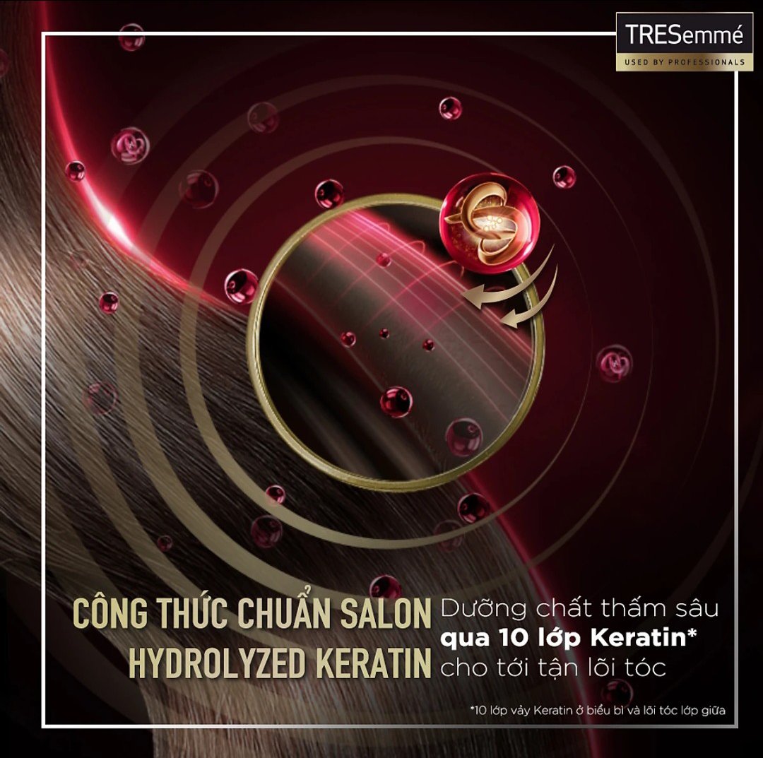 [Chính hãng] Dầu Gội TRESEMME Keratin Smooth 640g - Date 2025
