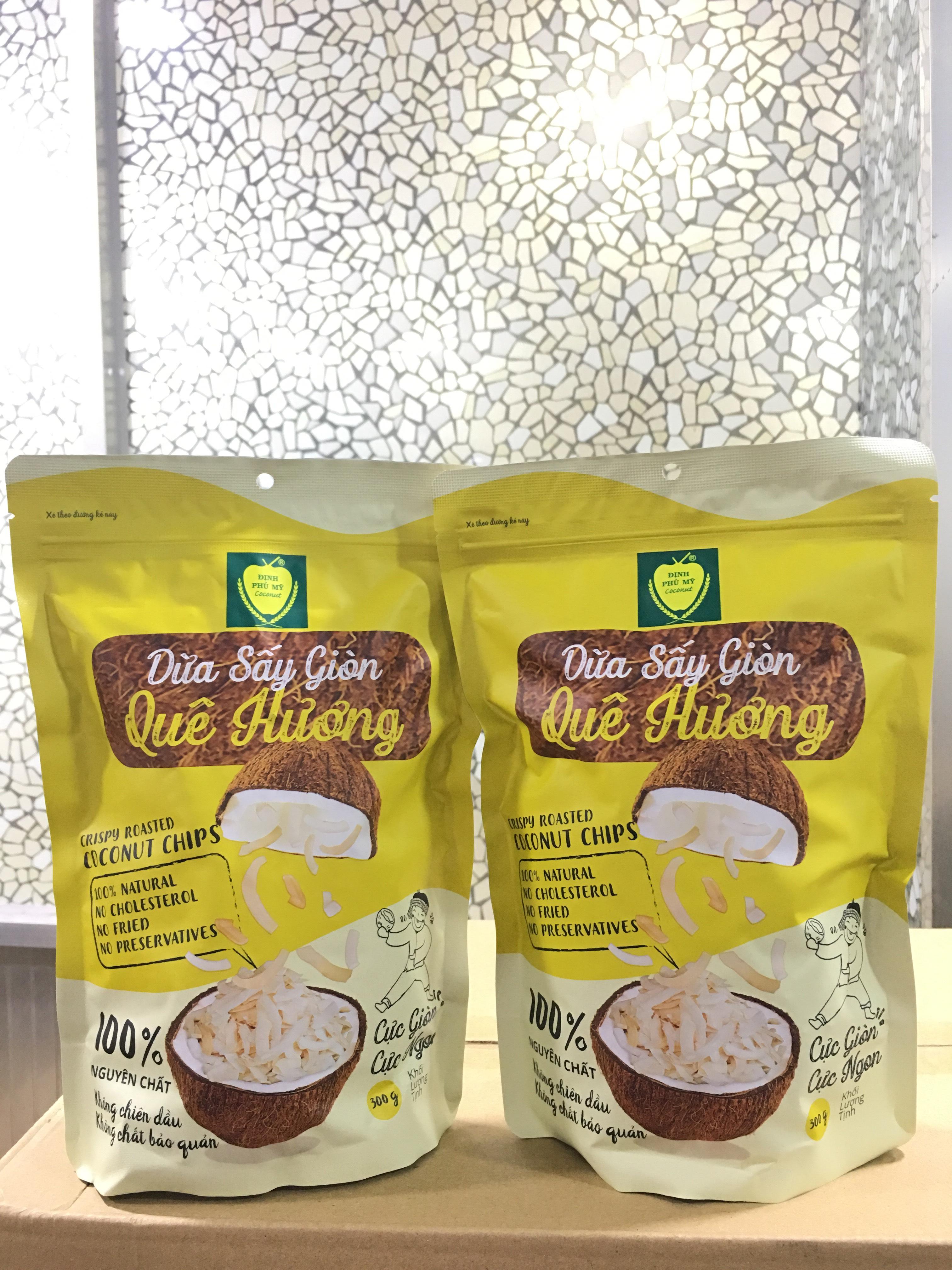 Dừa sấy giòn Quê hương 300g