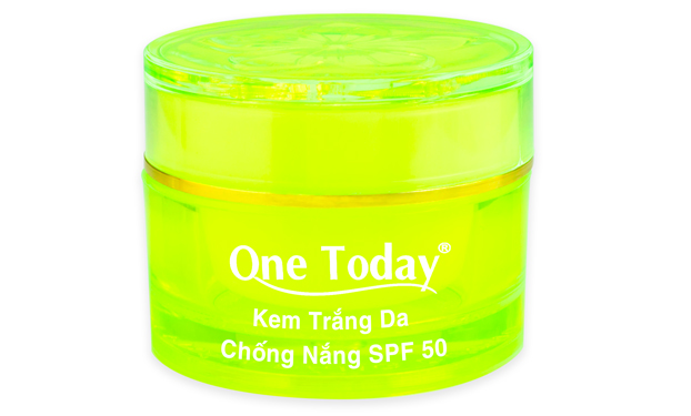 [HCM] [Chính hãng] KEM ONE TODAY TRẮNG DA CHỐNG NẮNG SPF 50 8g