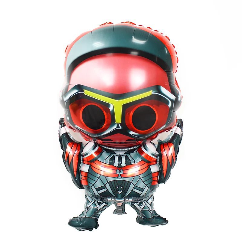 Bong bóng tráng nhôm trang trí hình siêu nhân cỡ lớn-Bóng sinh nhật-Bóng hình robot - Bong bóng kiếng sinh nhật size 80 cm