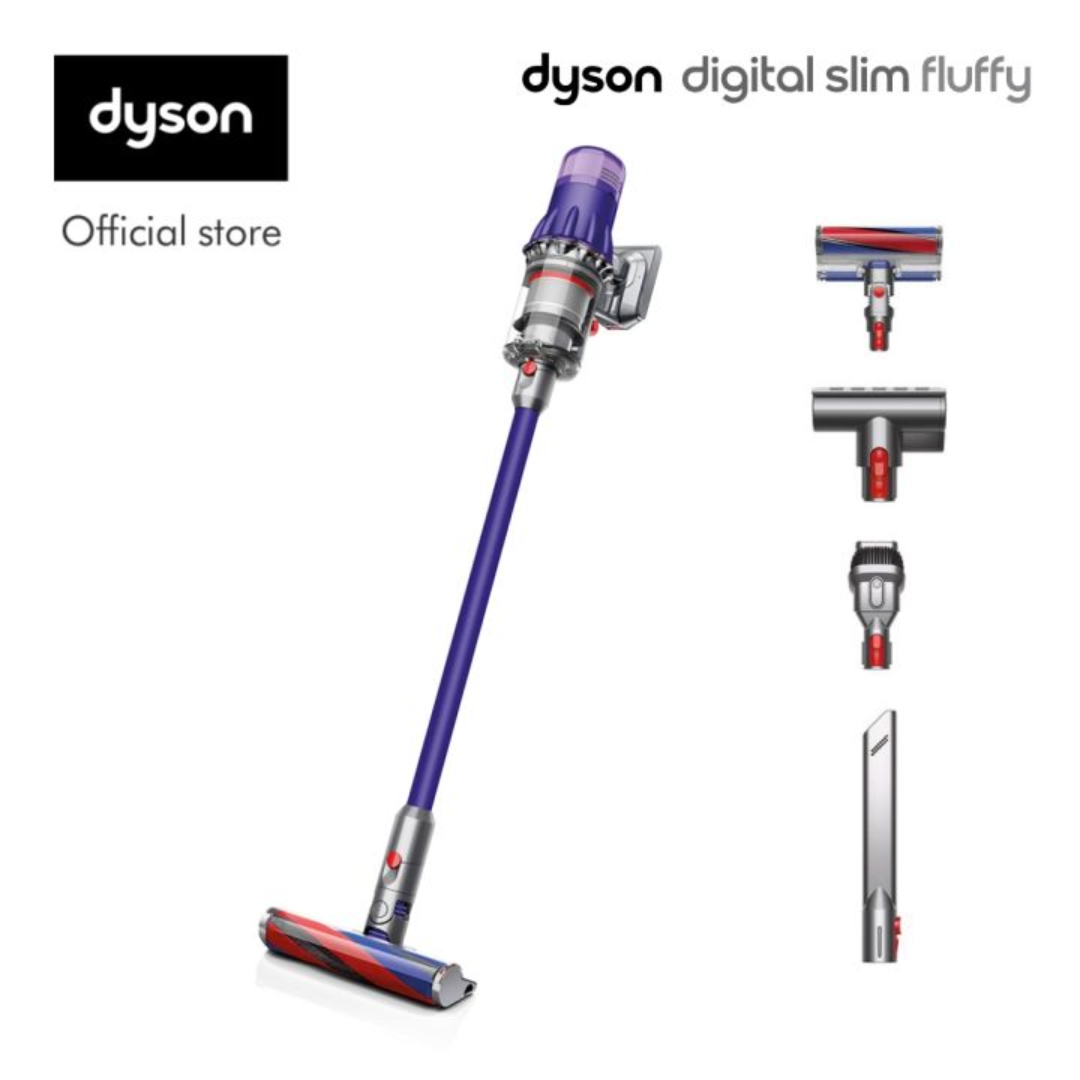 [Trả góp 0% - Miễn phí vận chuyển] Máy hút bụi Dyson Digital Slim™ (Xám bạc/Kim loại) - Từ Dyson Việt Nam - Bảo hành 24 tháng