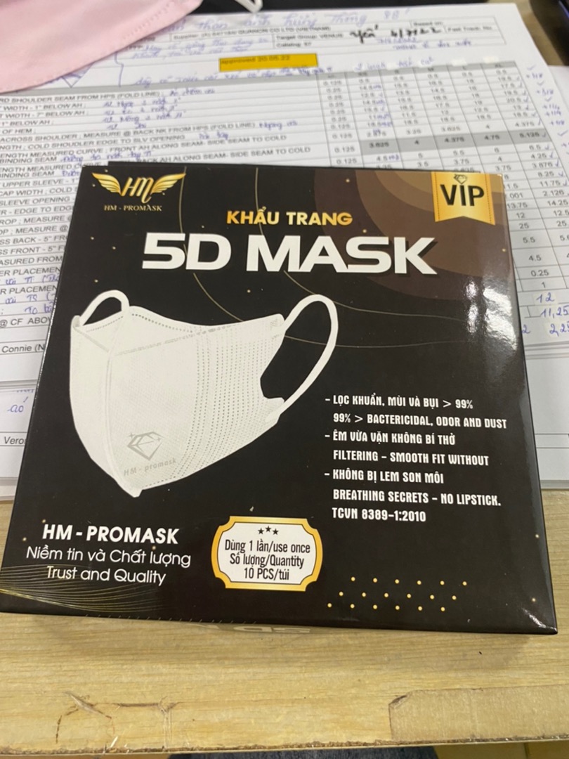 Khẩu trang 5d mask hm-promask