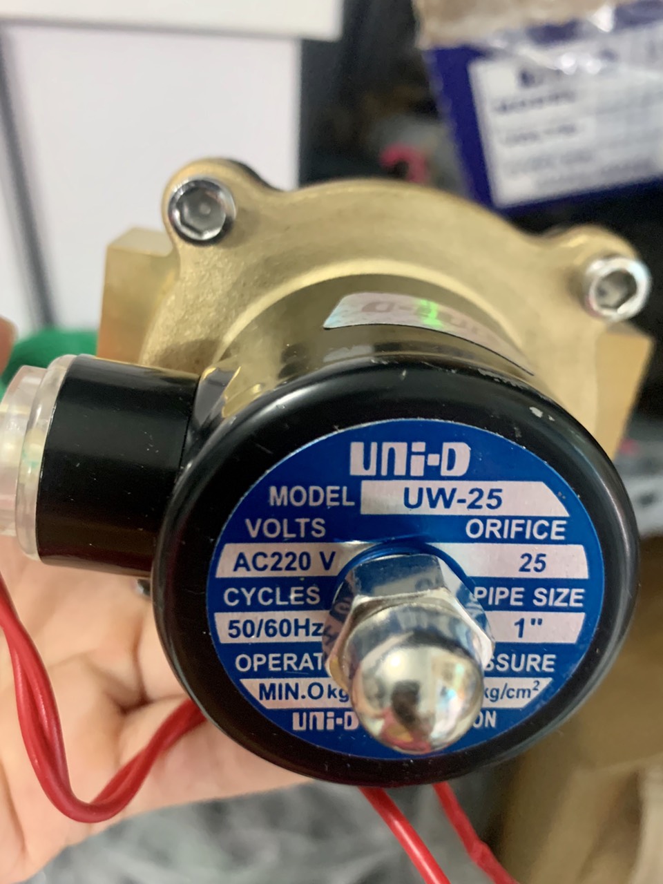 [HCM]Van điện từ phi 34 - AC 220V ( UW - 25 )
