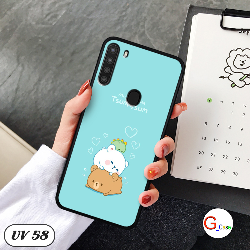 Ốp điện thoại SAMSUNG GALAXY A21 - lưng nhám viền dẻo