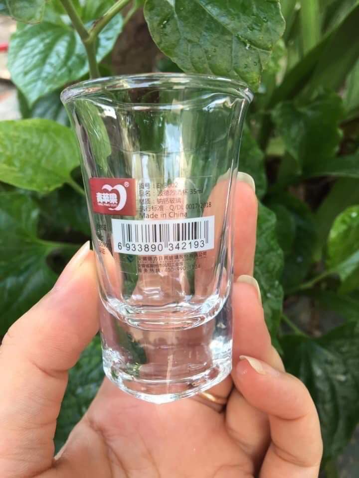 Bộ 6 ly thủy tinh uống rượu cao cấp đế dày
