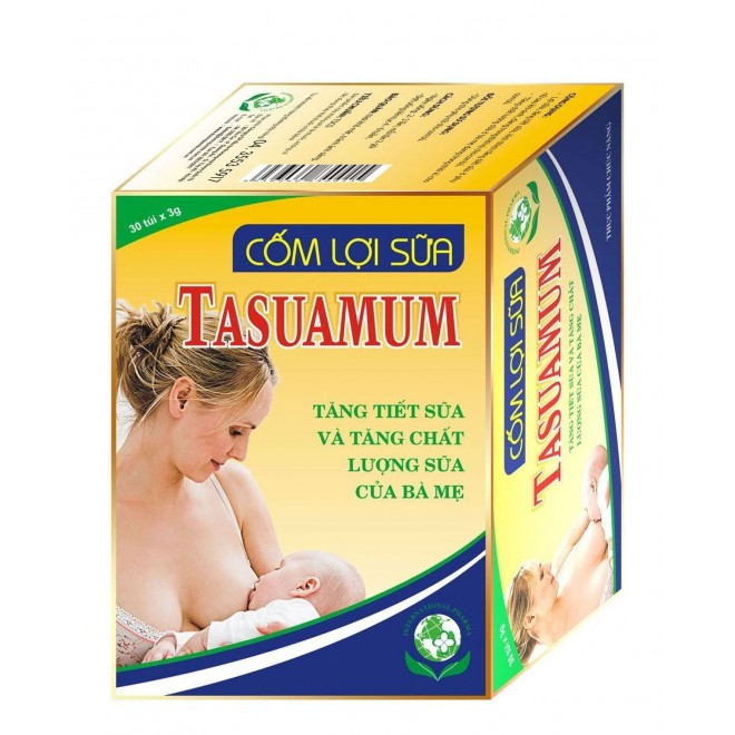 CỐM LỢI SỮA TASUAMUM 40 GÓI/HỘP