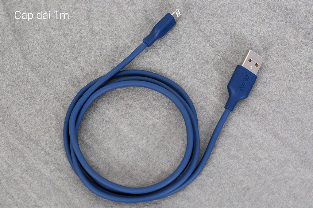 Dây sạc Iphone - Cáp Lightning 1m AVA+ DR-L04(Like new)