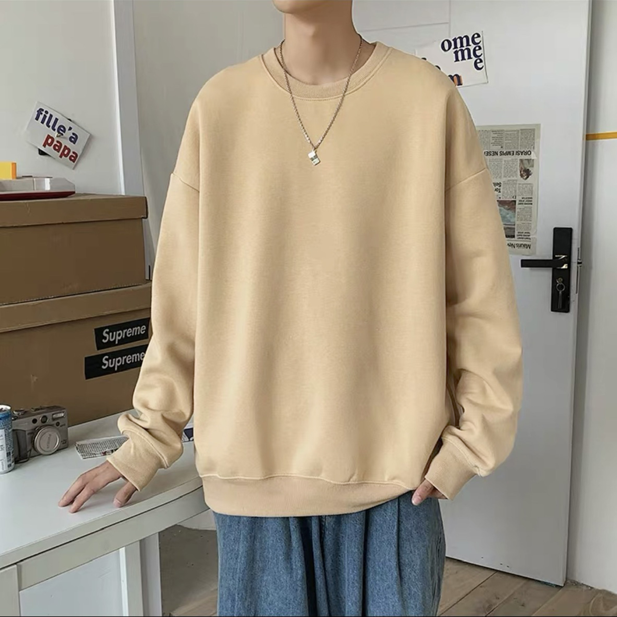 Áo Sweater - Nỉ Chui Trơn NHIỀU MÀU SẮC LỰA CHỌN