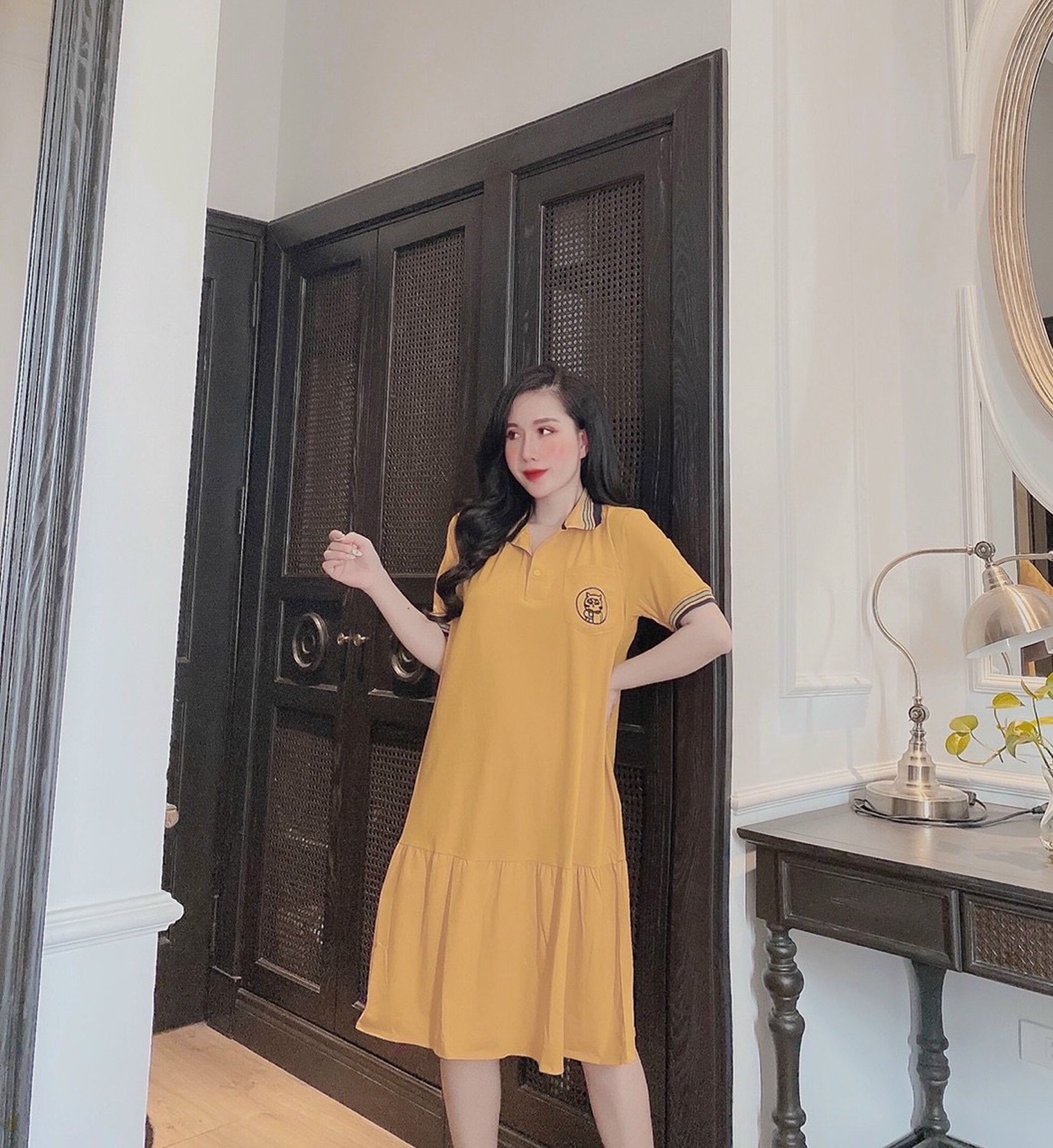 Đầm bầu váy bầu thời trang - đầm bầu công sở