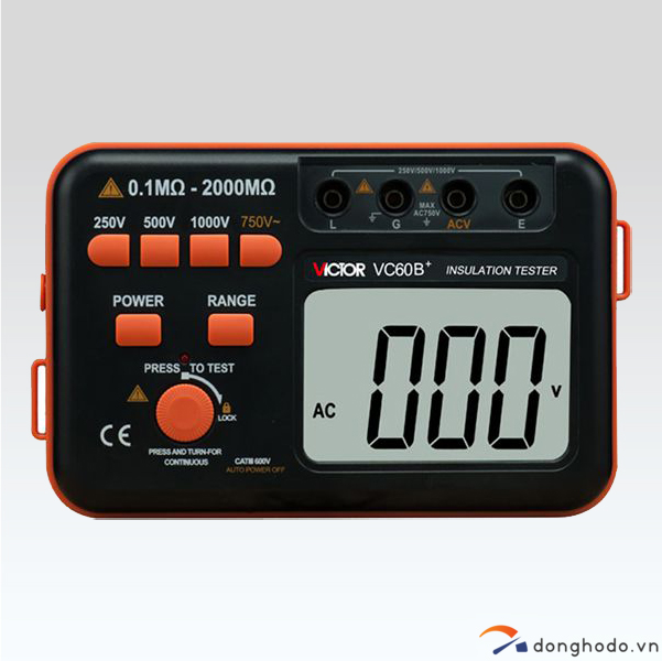 [HCM]Đồng hồ đo điện trở cách điện VICTOR VC-60B+