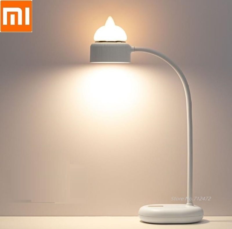 Đèn Khí Quyển Hình Mèo Dễ Thương Xiaomi 3Life, Đèn Bàn LED Bảo Vệ Mắt Đèn Ngủ Cạnh Giường, Đèn Đọc Sách 3 Bánh Có Thể Điều Chỉnh