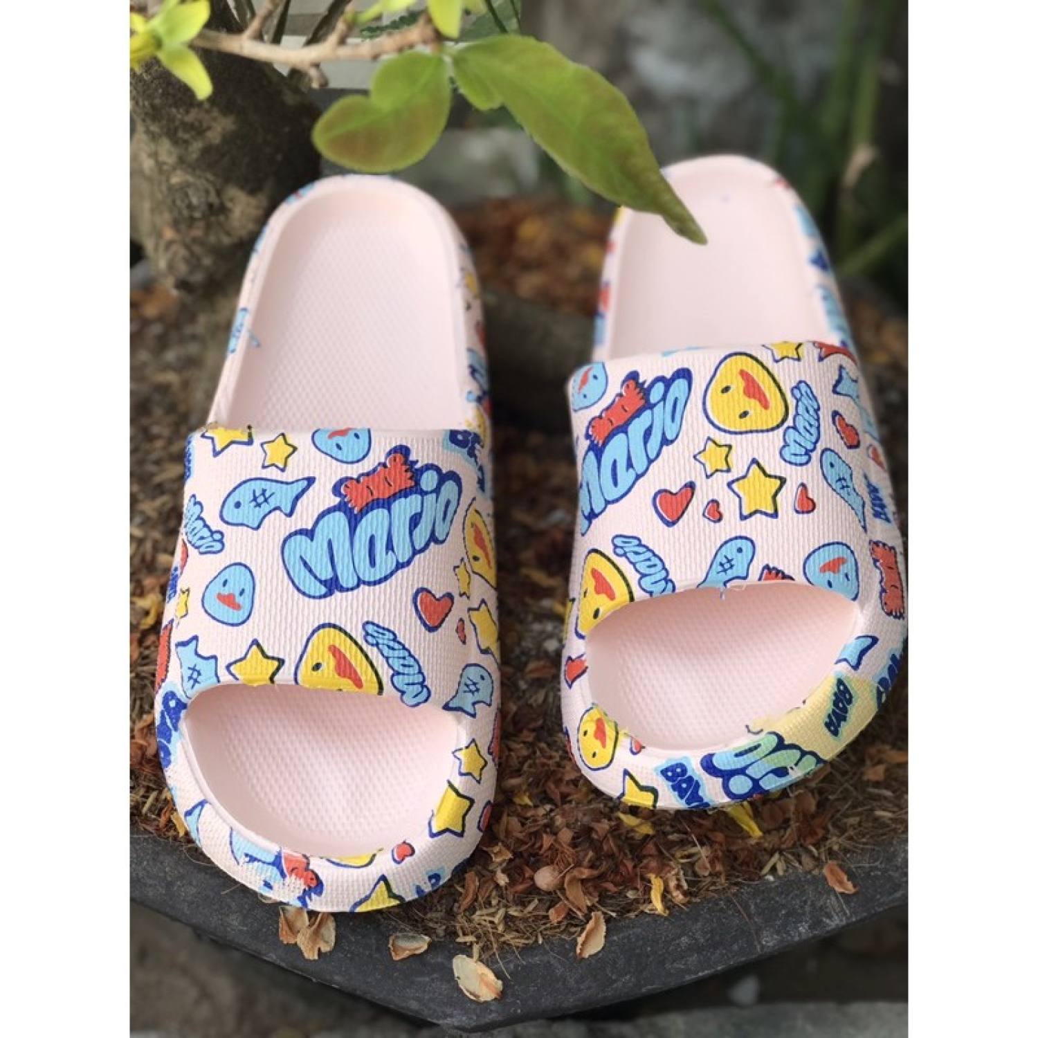 Dép bánh mù đế đúc siêu hot, dép mari.o