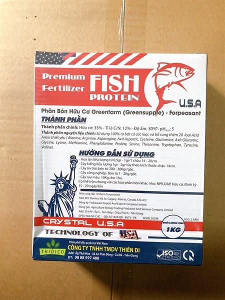 [HCM]Siêu phẩm phân cá hữu cơ tan chậm Fish Protein hộp 01kg