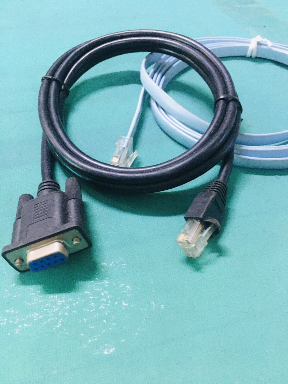 Cáp chuyển đổi Rs232 to RJ45 Cat5 1,2m- 1,8M