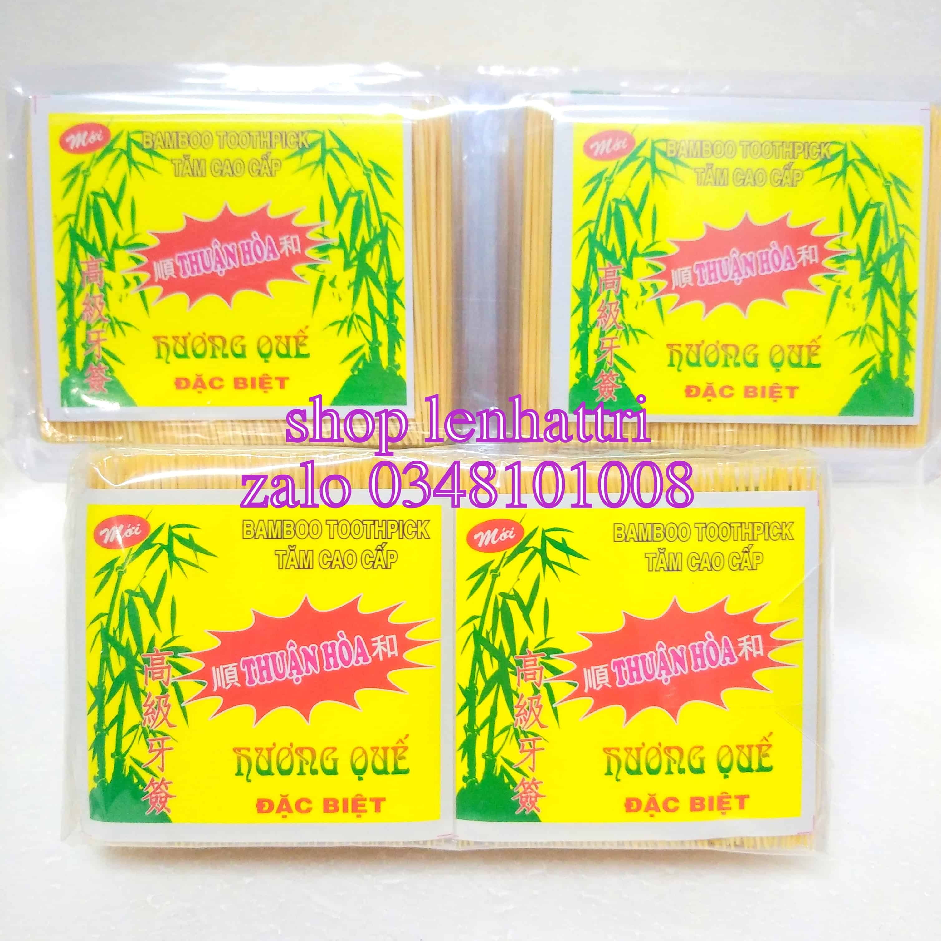 Tăm xỉa răng hương quế 10 gói