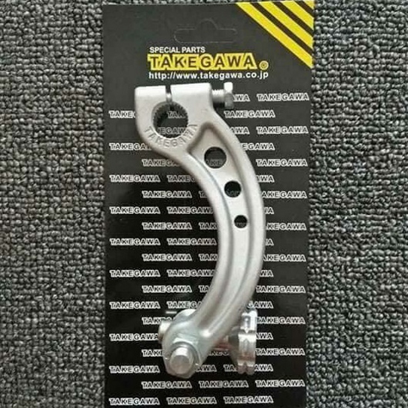 [HCM]CÀNG THẮNG SAU KIỂU HIỆU TAKAGEWA TRANG TRÍ XE MÁY CỨNG CHẮC (MÀU BẠC) (NHÔM CNC CONG)