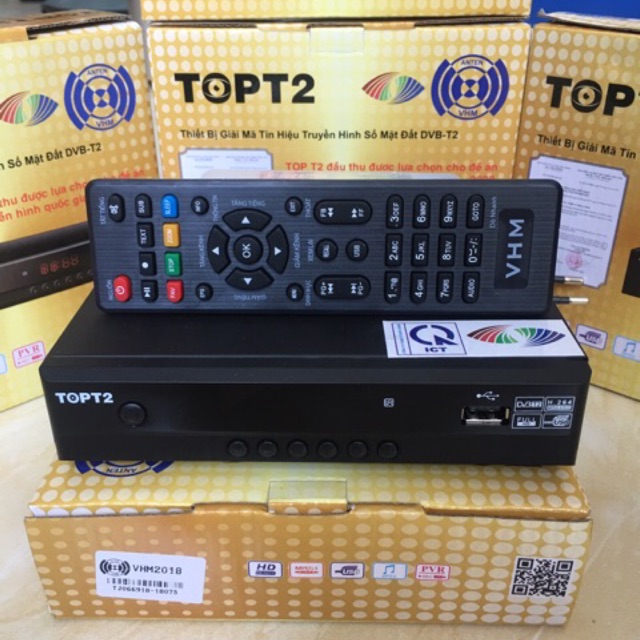 [Hcm]Genuine Dvbt2 Top T2 Terrestrial Remote Control