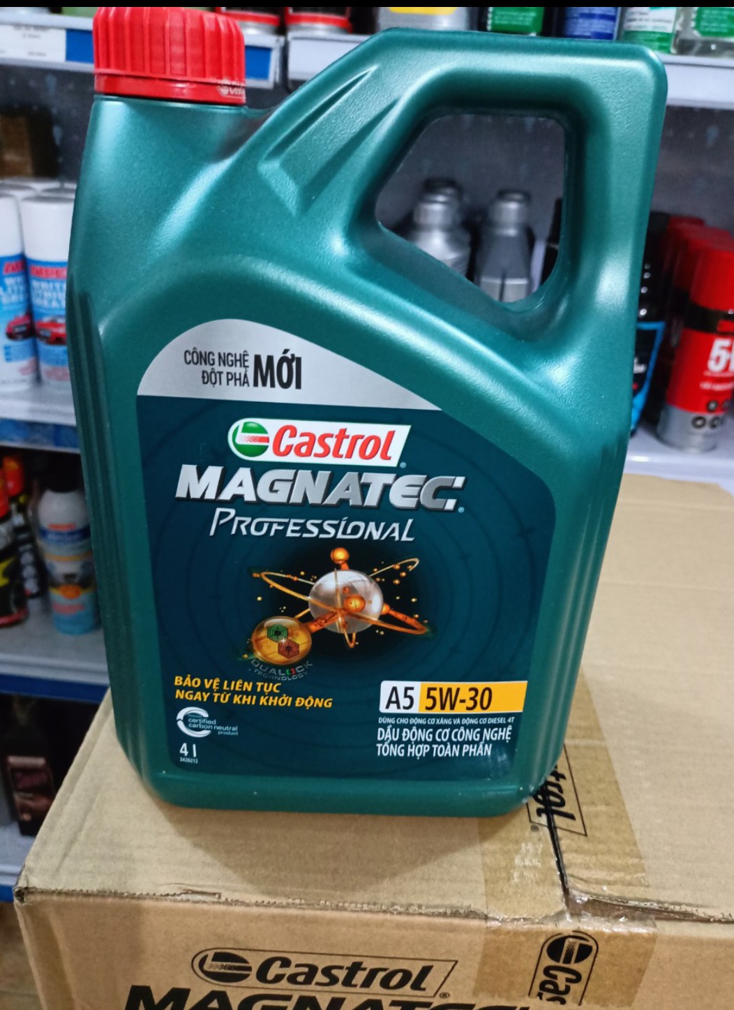 DẦU NHỚT ÔTÔ CASTROL MAGNATEC PROFESIONAL A5 5W30 SN 4L- 4000ML