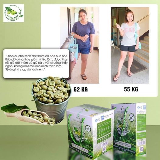 [HCM][ Combo 10 Hộp - Loại 10 gói ] Cà Phê Xanh - Thiên Nhiên Việt