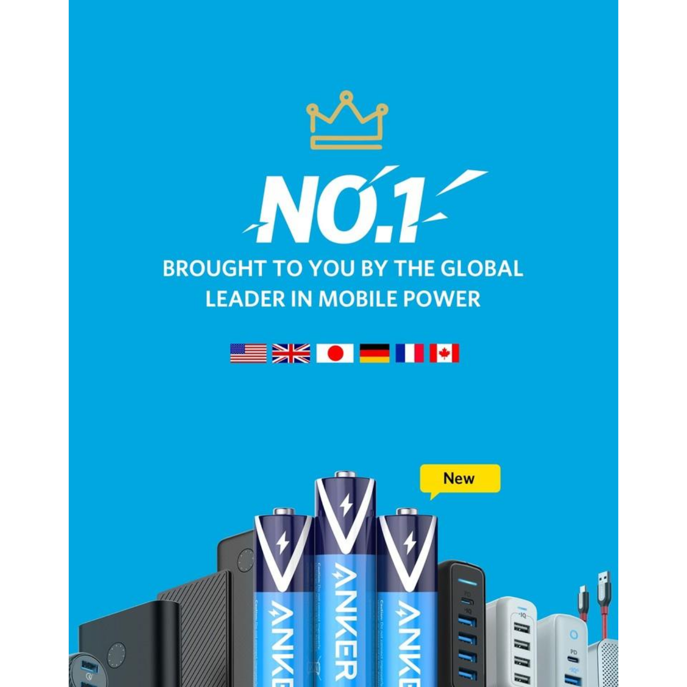 Bộ 4 Pin Kiềm AAA ANKER Alkaline - B1820
