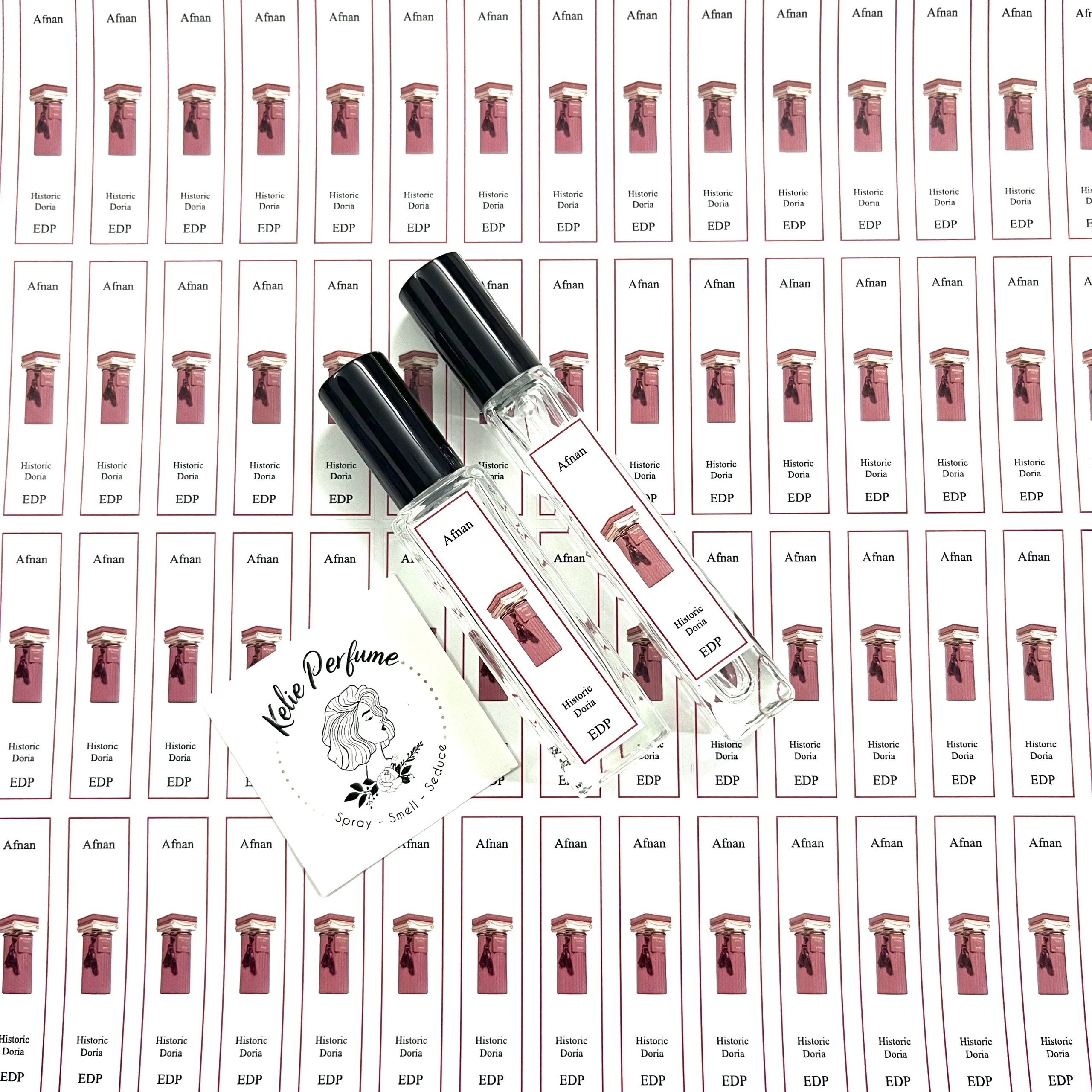 [HCMC] combo 10 PCs Afnan perfume bottle sticker for full range extract bottle