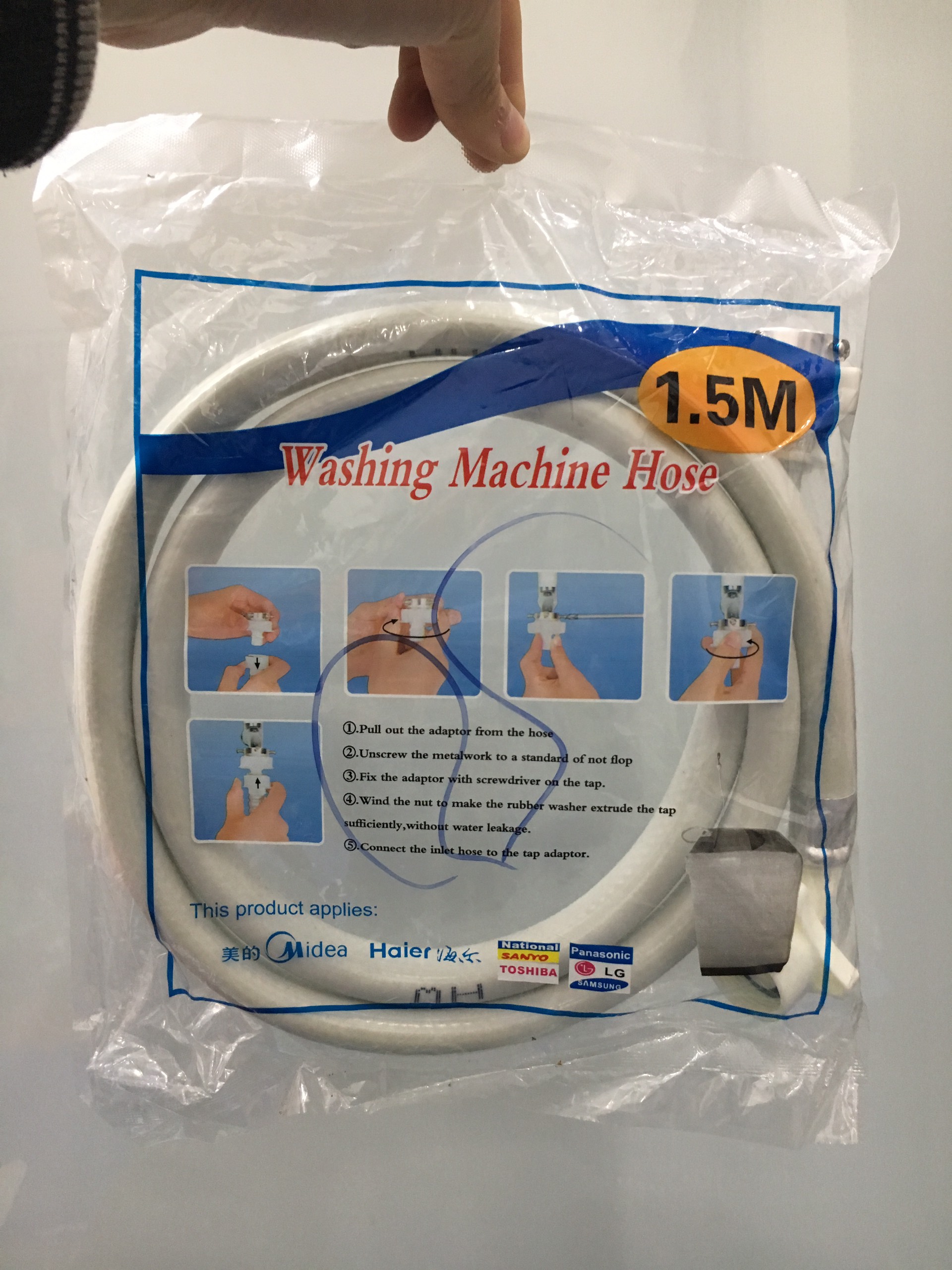 Dây cấp nước máy giặt đa năng loại 1.5m siêu bền