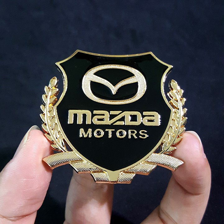 Logo Bông Lúa Dán Xe Mazda, Logo Dán Xe Ô Tô Sẵn Keo 3M