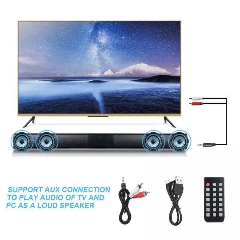Siêu phẩm Loa Soundbar E5011 Chân dài, siêu mỏng, công suất lớn