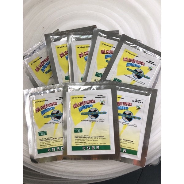 [ Combo 5 gói bả diệt ruồi VIPESCO 10g ]