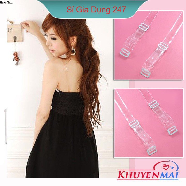 Bộ 2 Dây áo ngực silicon trong suốt
