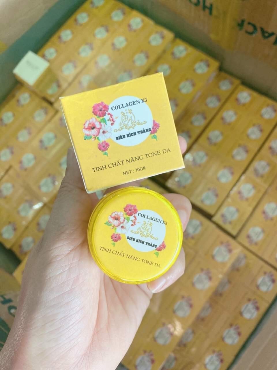 Kích trắng colagen x3
