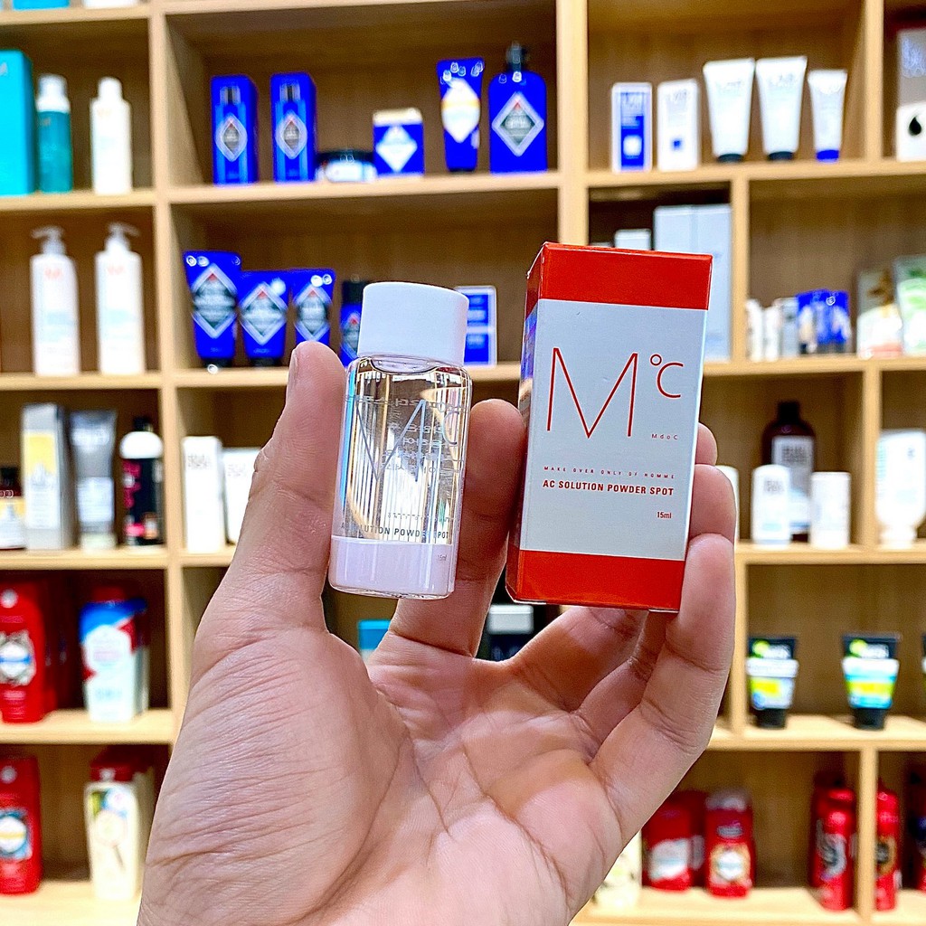 [HCM]Chấm Mụn MdoC AC Solution Powder Spot 15ml - Mụn Nam