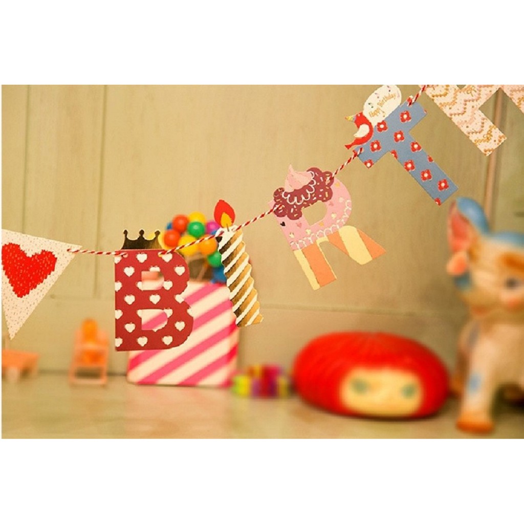 [HCM]Dây Cờ trang trí Sinh Nhật Happy Birthday