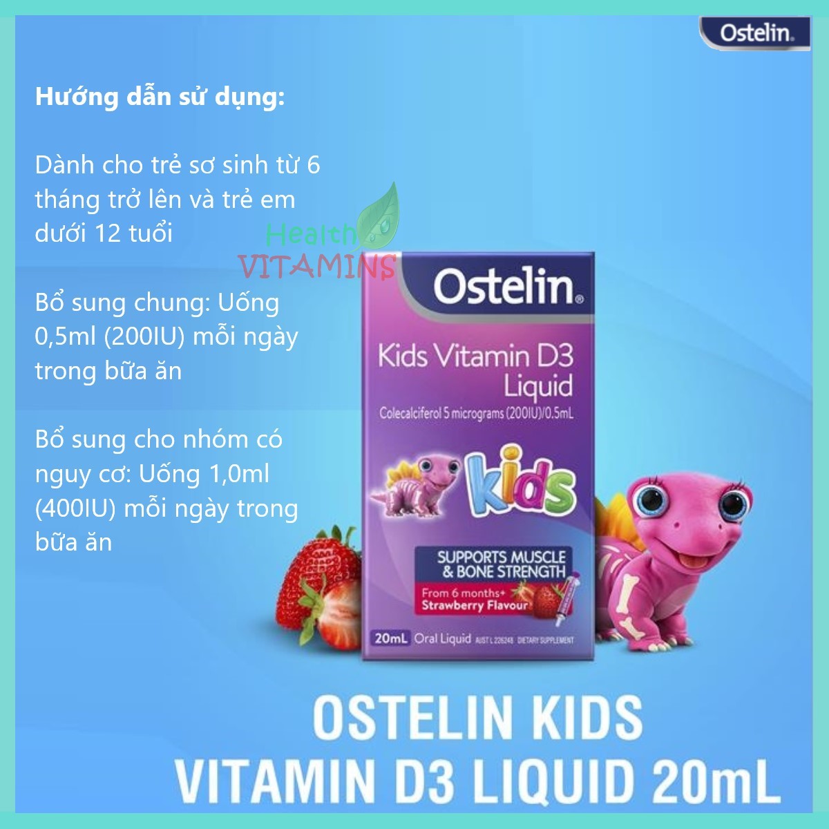 Vitamin D3 Liquid Ostelin