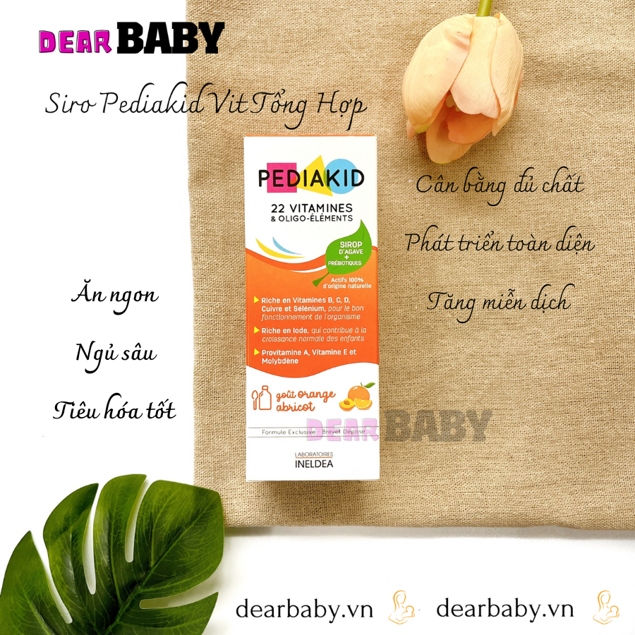 Siro Pediakid 22 Vitamines bổ sung vitamin và khoáng chất