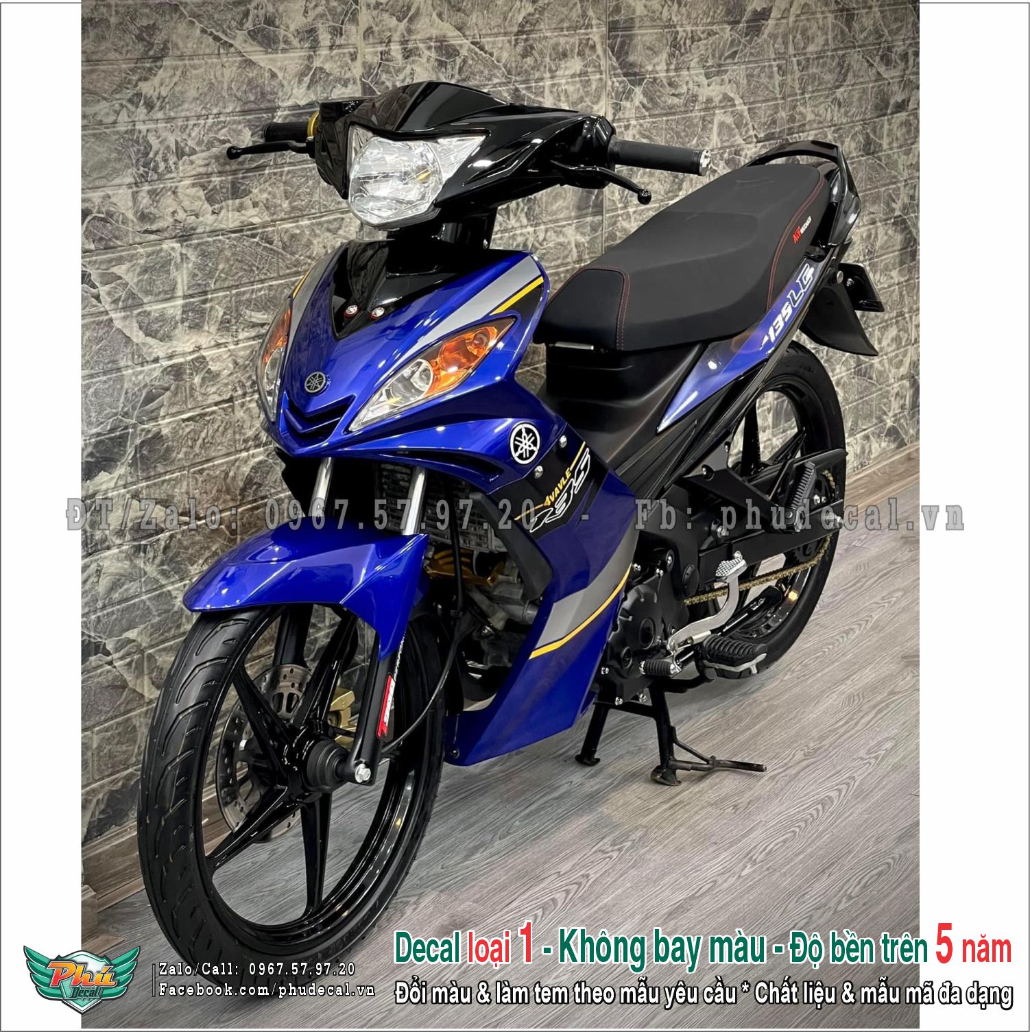Tem rời ex 2005-2010 xanh đen bạc