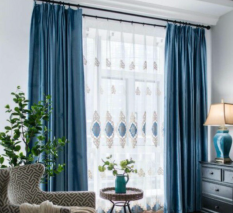 Rèm chống nắng rèm treo cửa hoa dày nhiều size (nhiều màu)