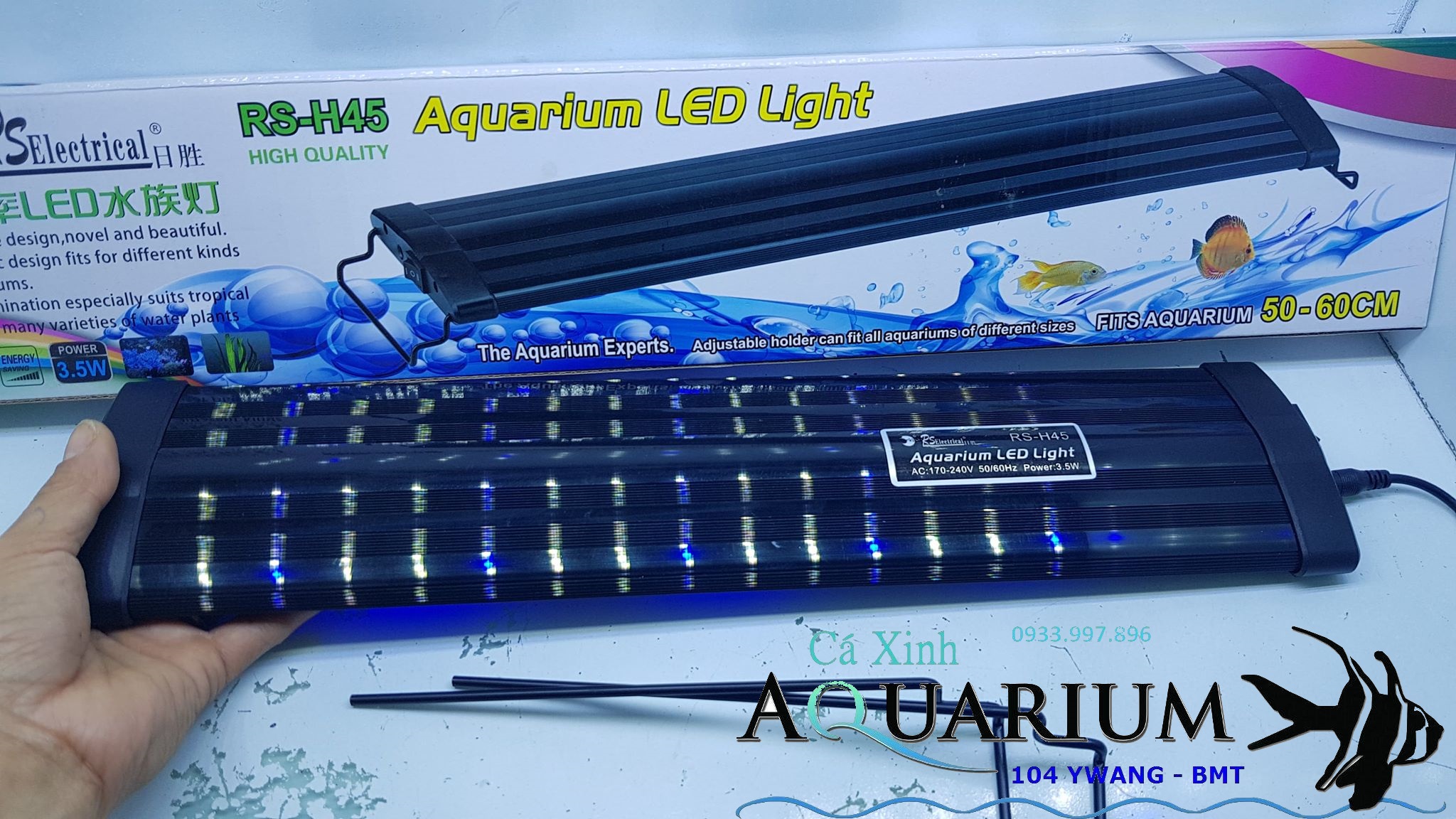 Đèn Rs electrical RS - H45 cho bể 50 - 60cm