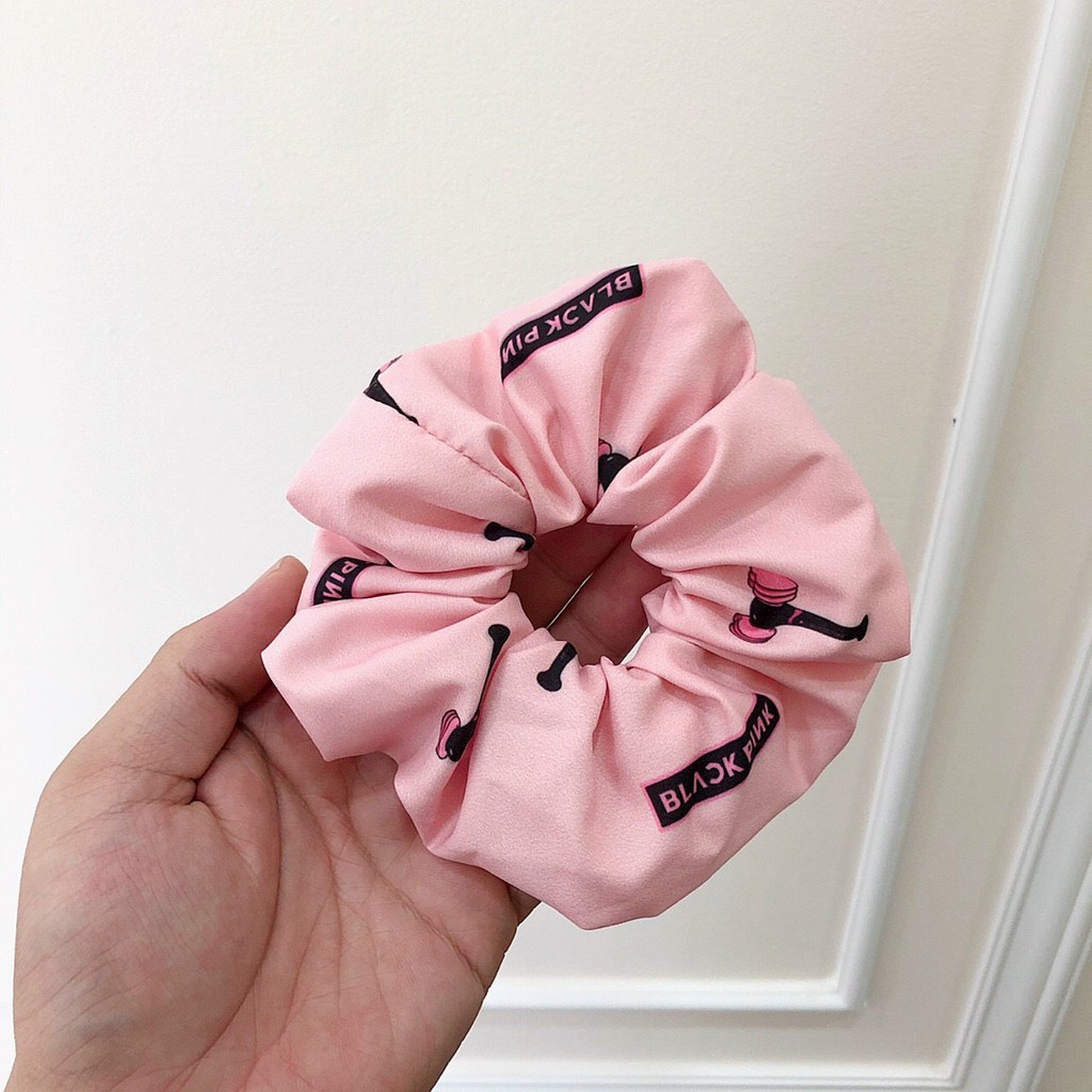 [ATKSHOP] Cột Tóc Vải Scrunchies - Dây Buộc Tóc Scrunchies Blackpink