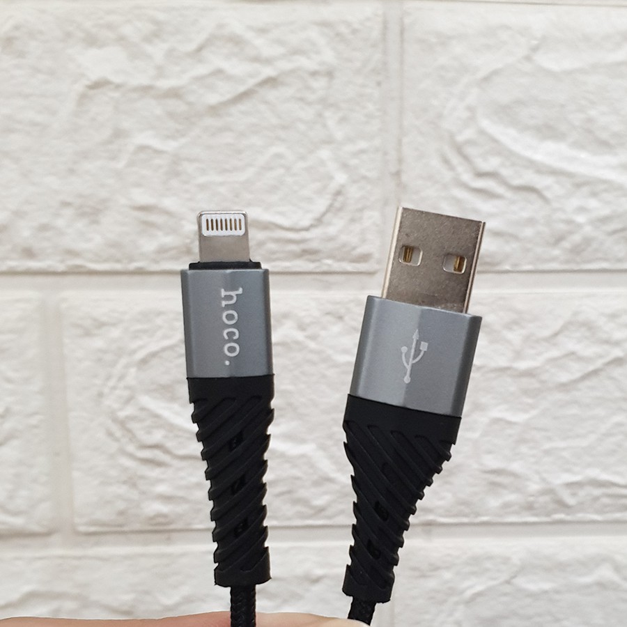 Cáp sạc nhanh 2.4A cho Iphone (bọc dù chống đứt - gãy chân sạc)